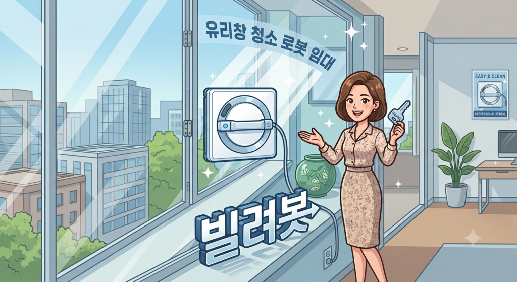 창문 로봇 청소기 렌탈(임대)